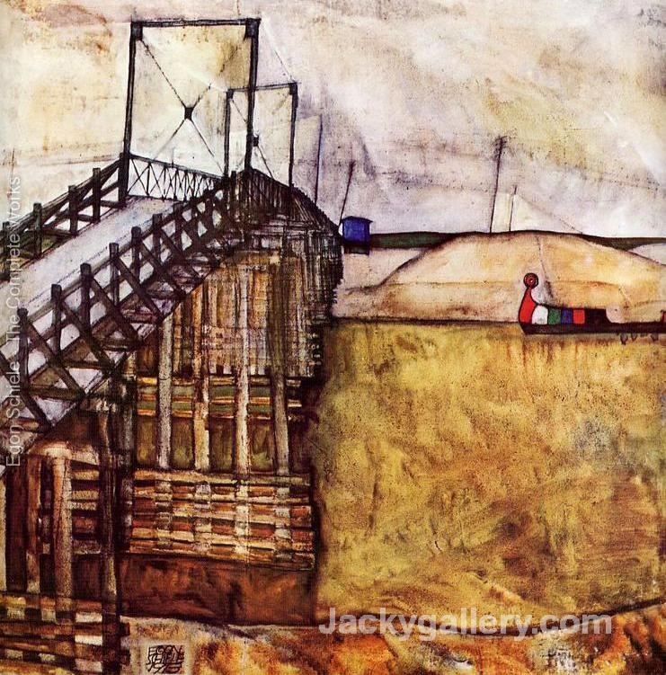 The Bridge by Egon Schiele paintings reproduction